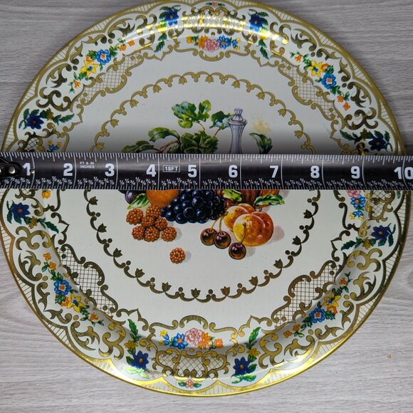 Vintage Daher Decorated Ware Fruits and Wine-Style #825 Daher Styled Tray - Picture 8 of 9